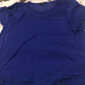 Blue h & m top large